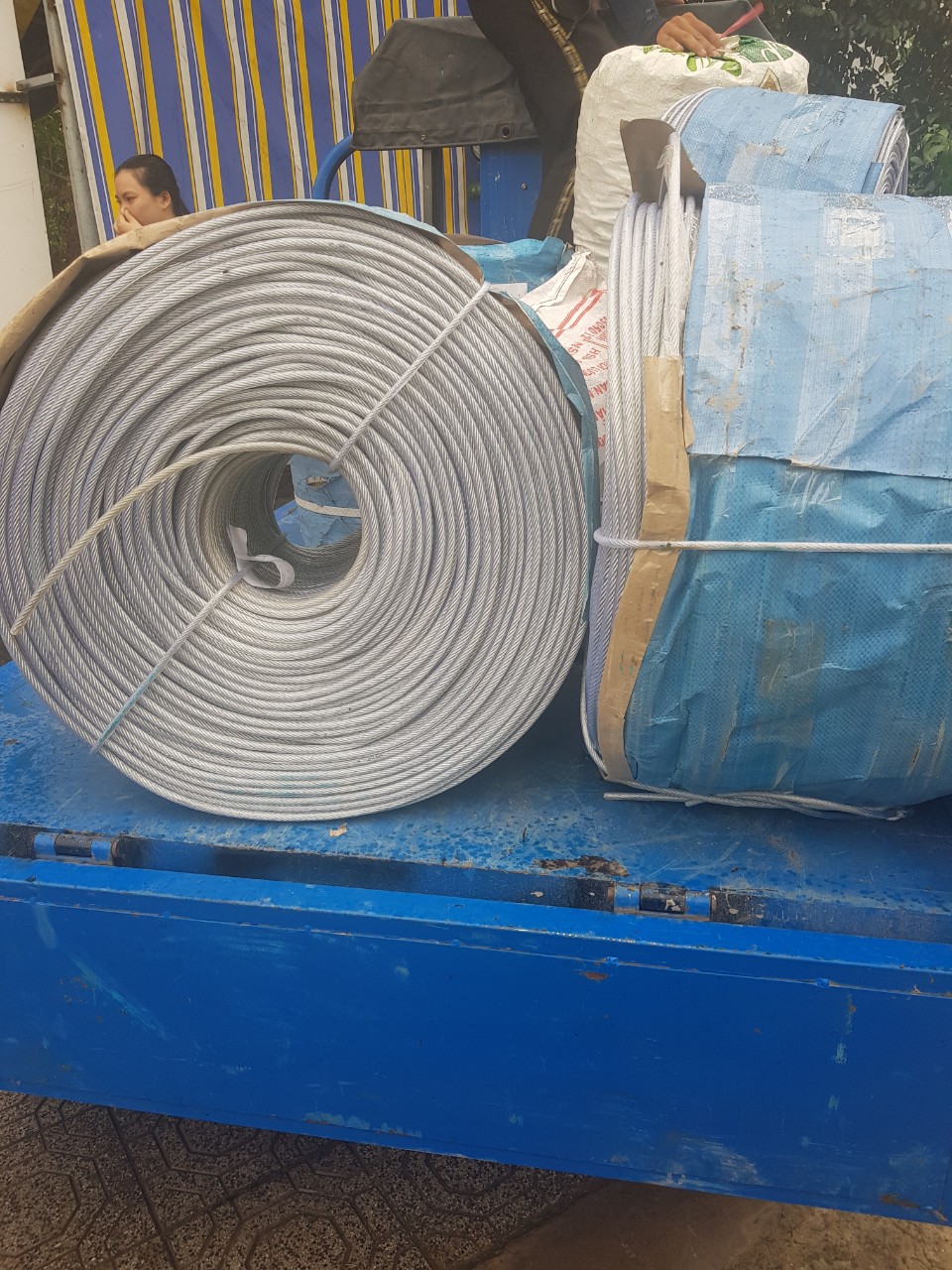 Dây cáp thép bọc nhựa D6mm