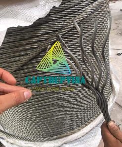 Dây cáp thép Hàn Quốc lõi bố – mạ và không mạ kẽm